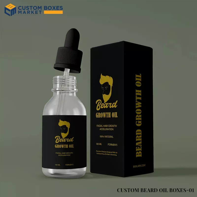 Custom Beard Oil Boxes