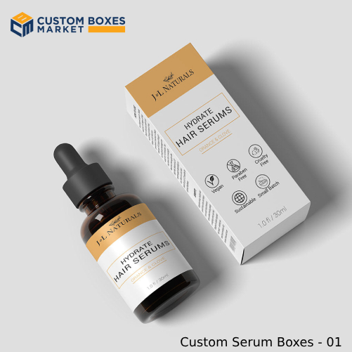 Custom Serum Boxes Wholesale In UK- CustomBoxesMarket