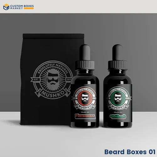 Custom Beard Oil Boxes