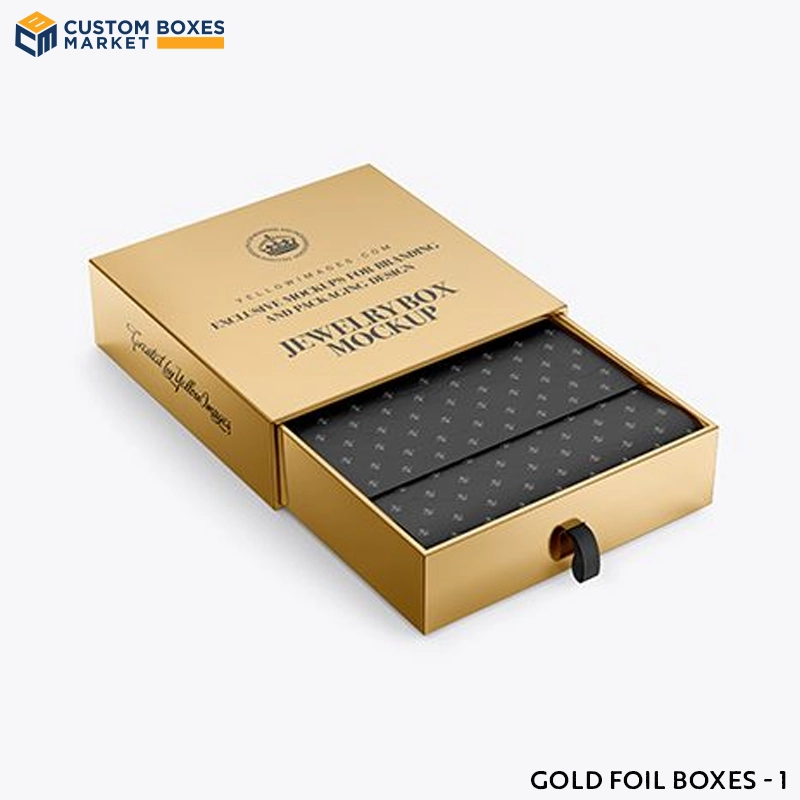 Custom Gold Foil Boxes