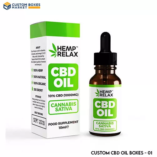 Custom CBD Oil Boxes