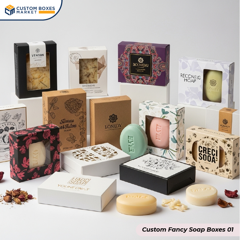 Custom Fancy Soap Boxes UK