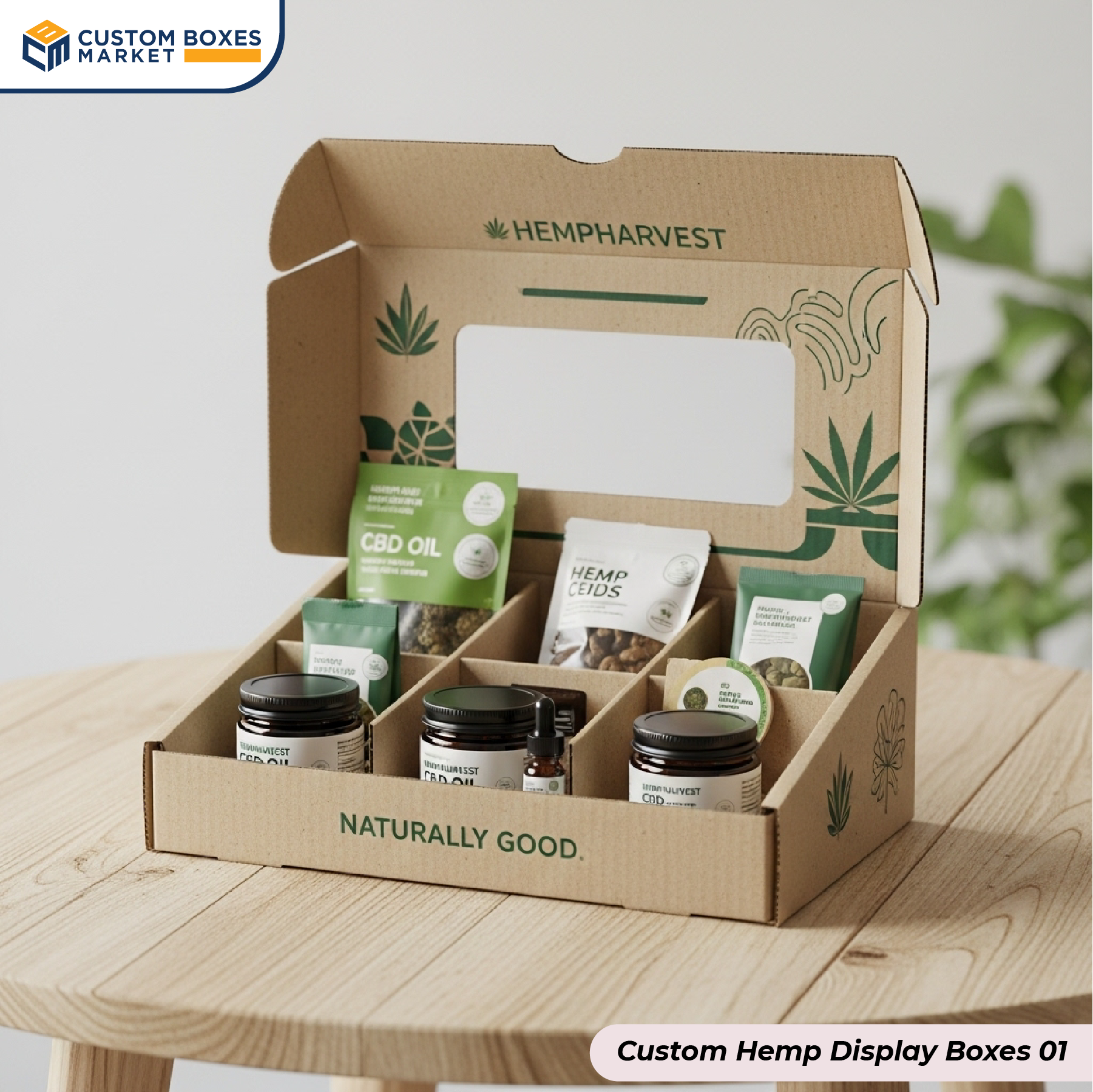 Custom Hemp Display Boxes