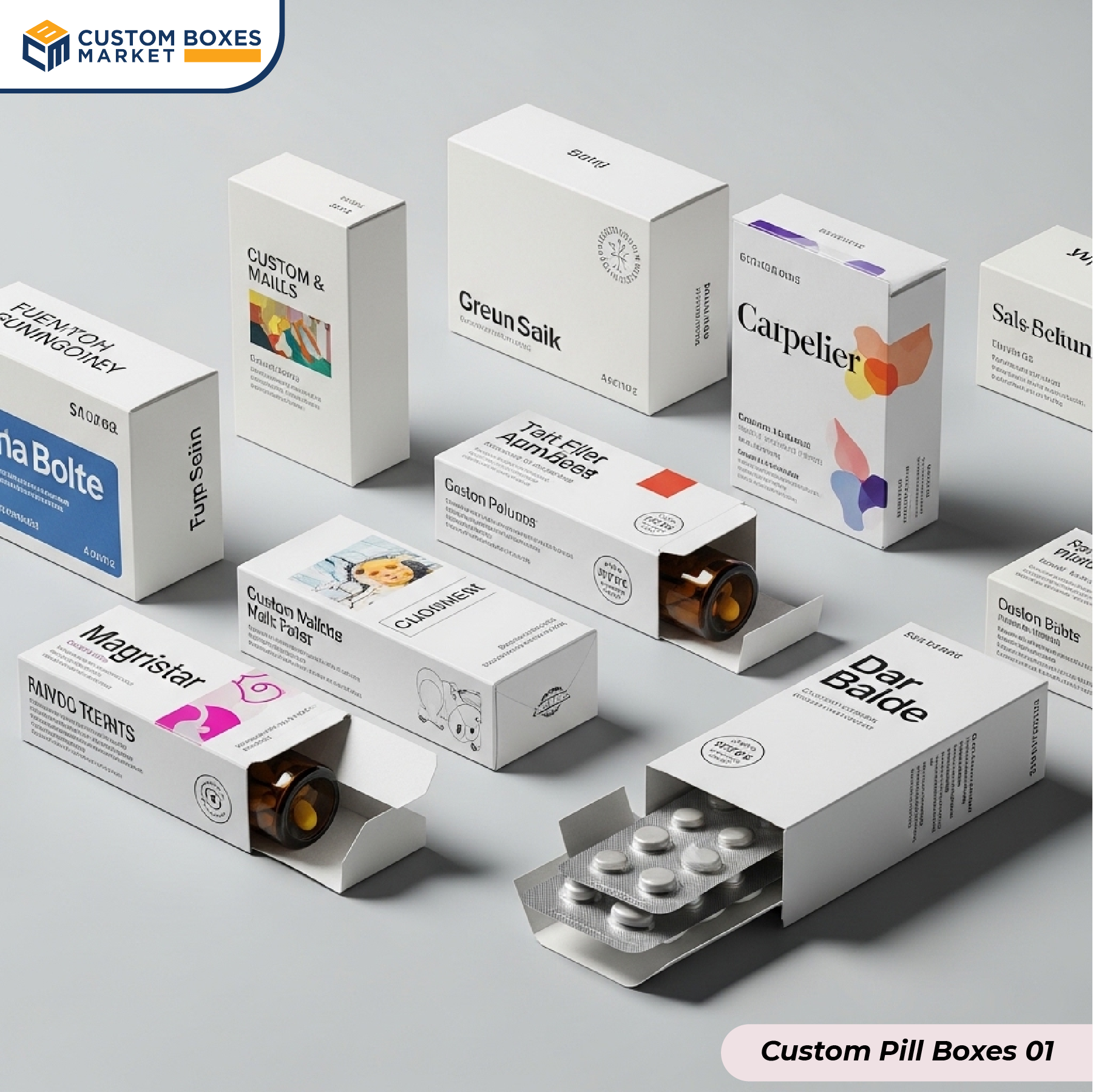 Custom Pill Boxes