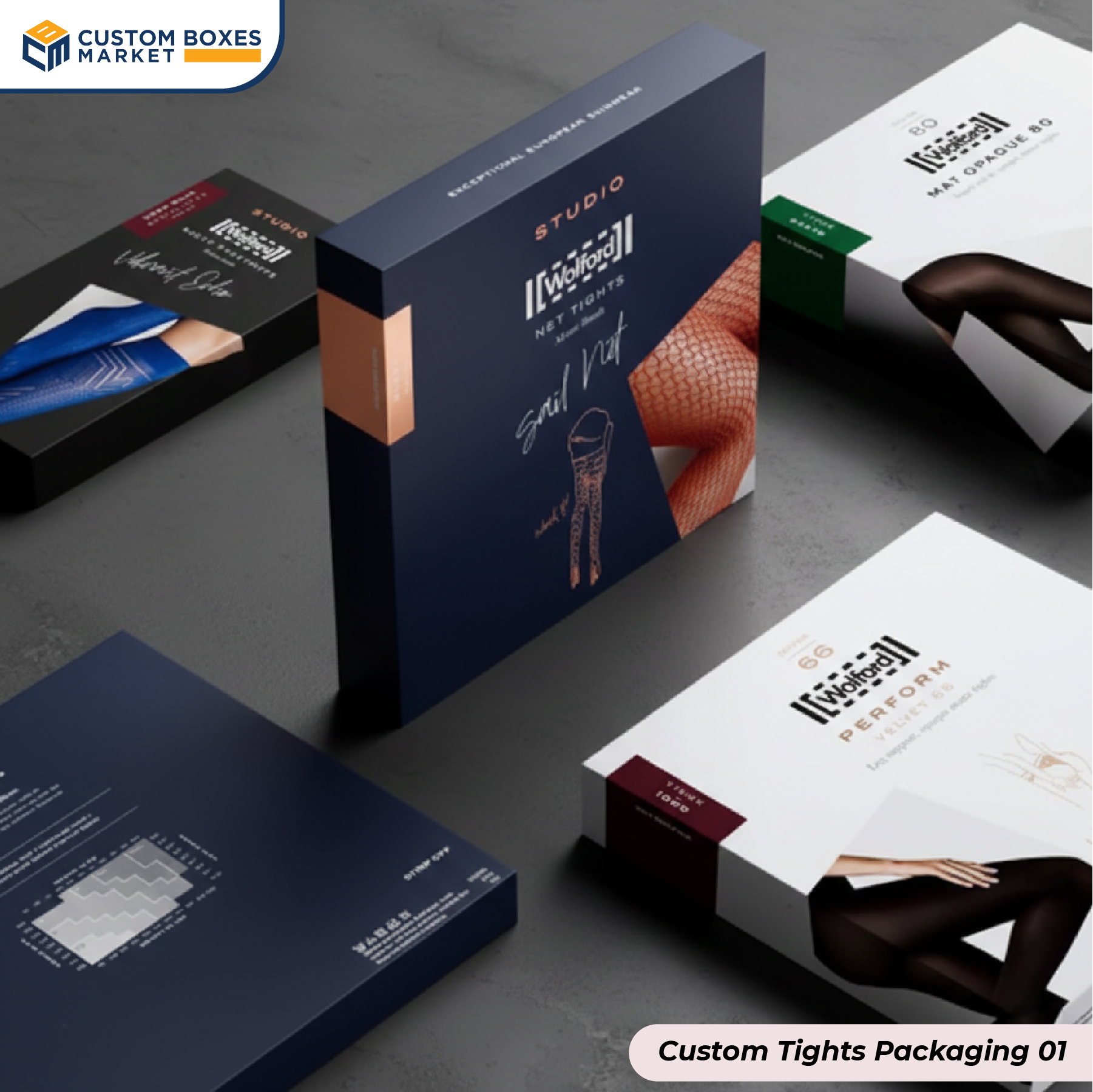 Custom Tights Packaging Boxes
