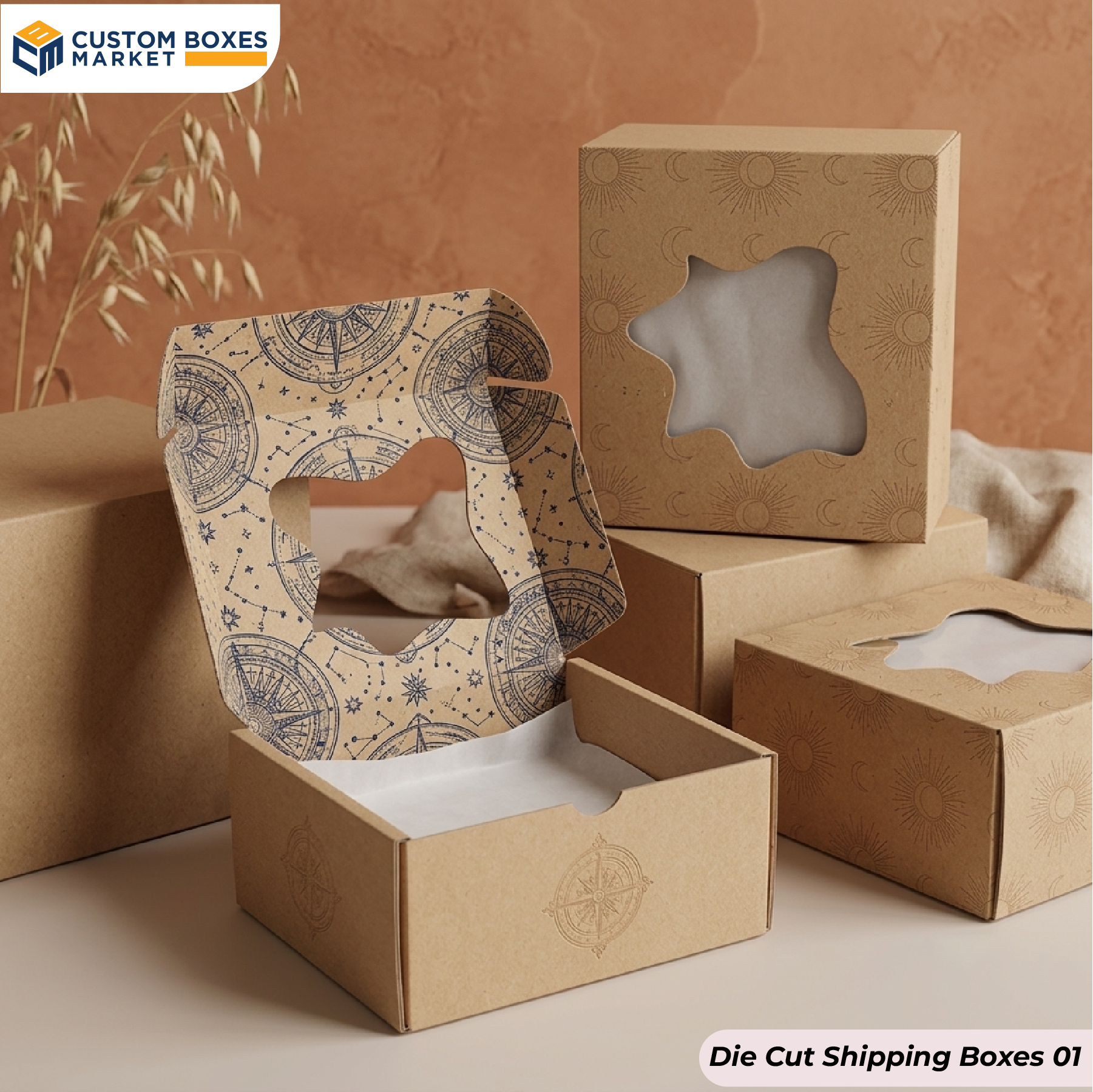 Die Cut Shipping Boxes