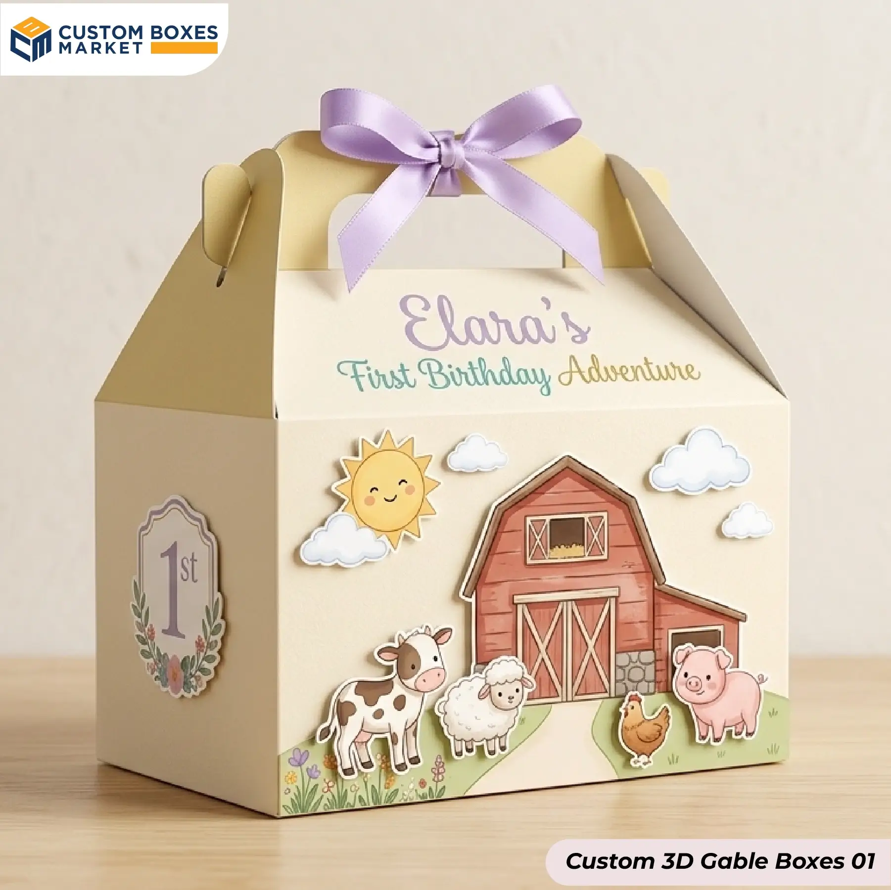 Custom 3D Gable Boxes UK