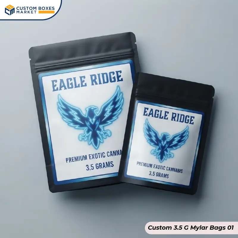 Custom 3.5 G mylar bags