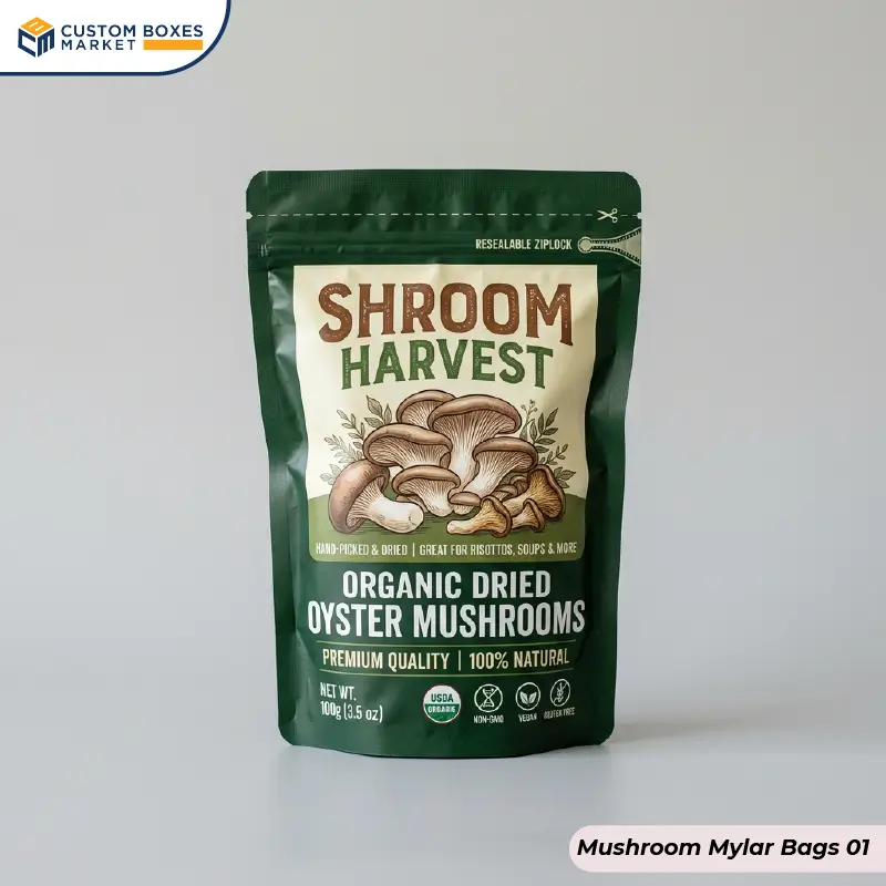 Mushroom Mylar Bags Wholesale