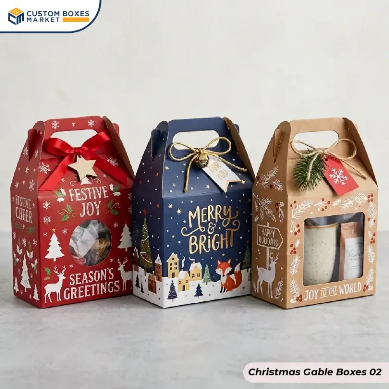 Custom Christmas Gable Boxes