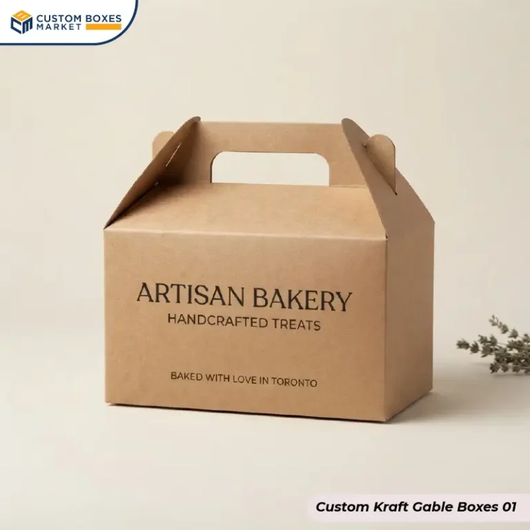 Custom Kraft Gable Boxes