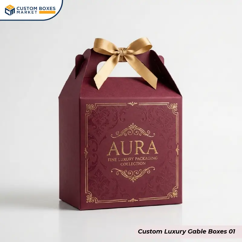 Custom Luxury Gable Boxes Wholesale