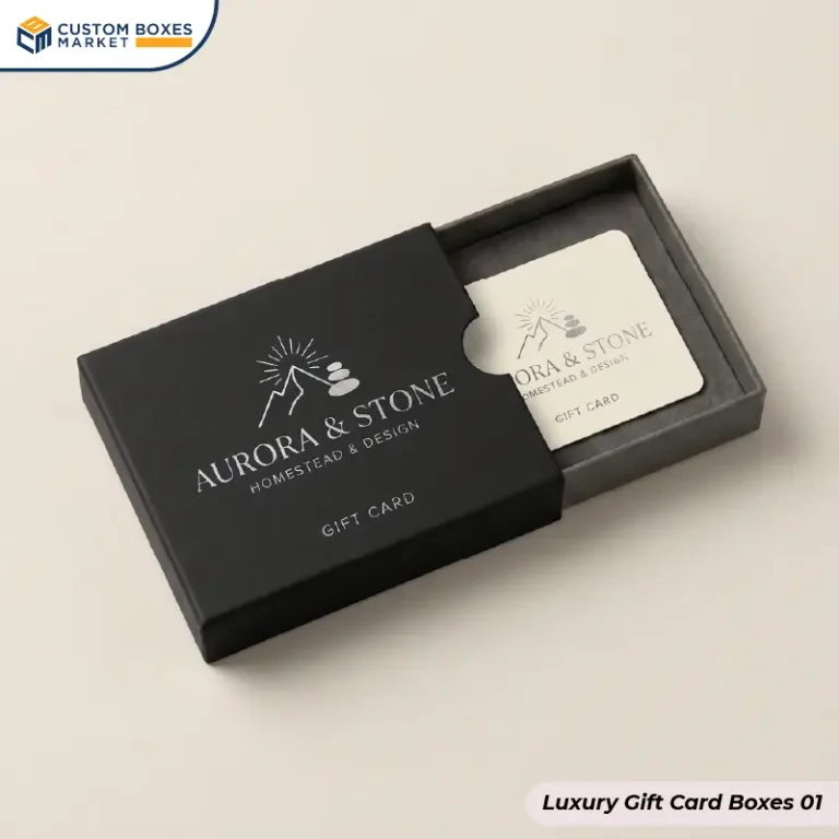 Custom Luxury Gift Card Boxes