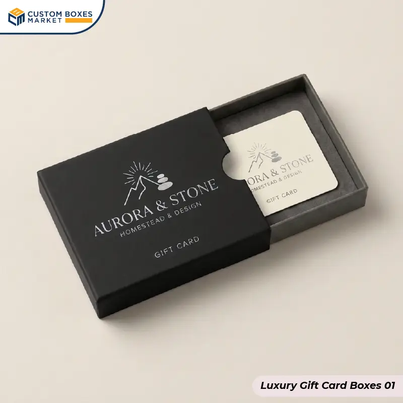 Custom Luxury Gift Card Boxes With Logo