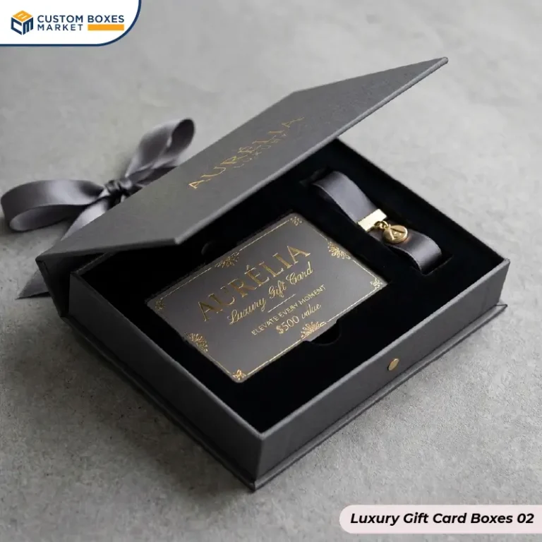 Custom Luxury Gift Card Boxes