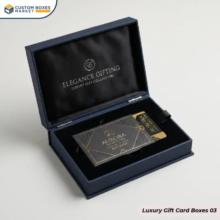 Custom Luxury Gift Card Boxes