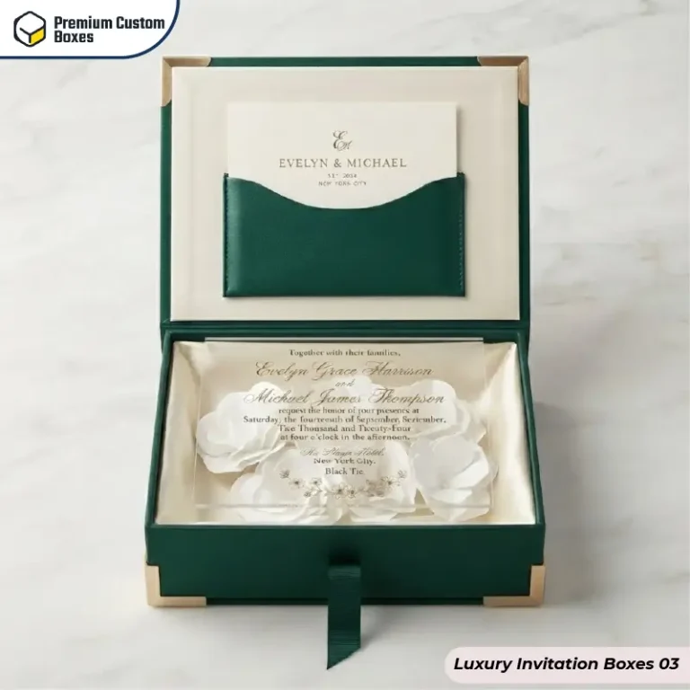Custom Luxury Invitation Boxes