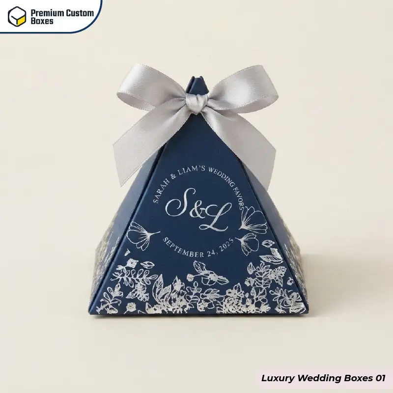 Custom Luxury Wedding Boxes Wholesale