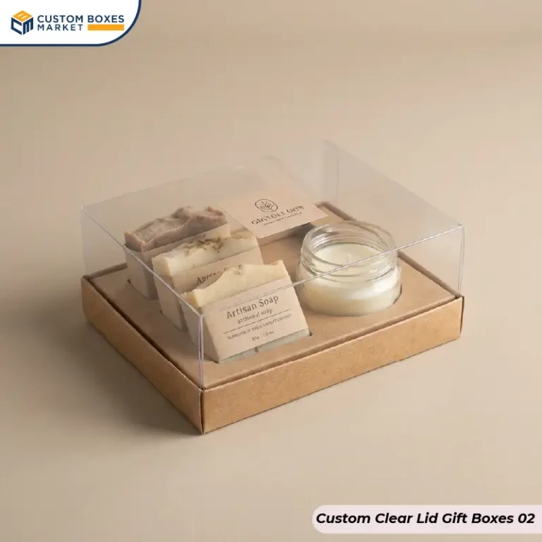Custom Clear Lid Gift Boxes