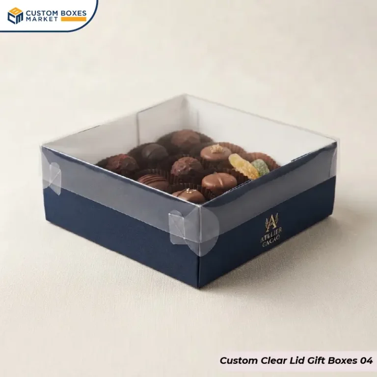 Custom Clear Lid Gift Boxes