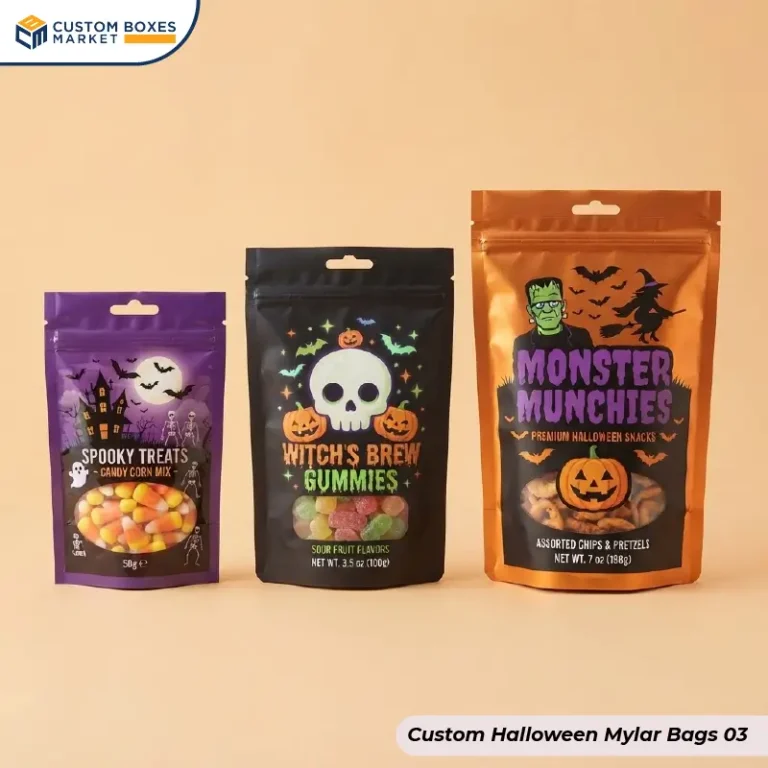 Custom Halloween Mylar Bags