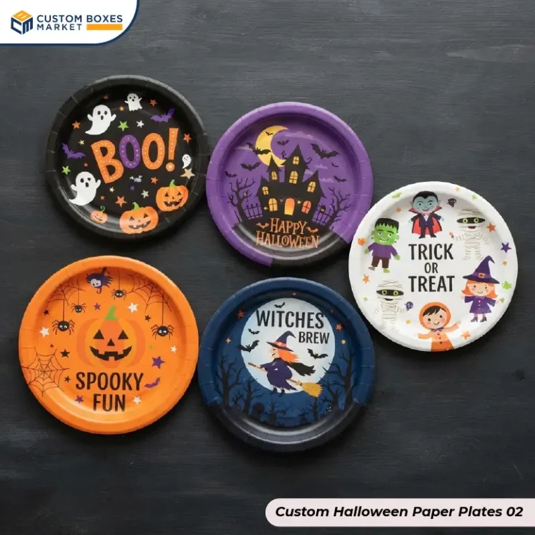 Custom Halloween Paper Plates