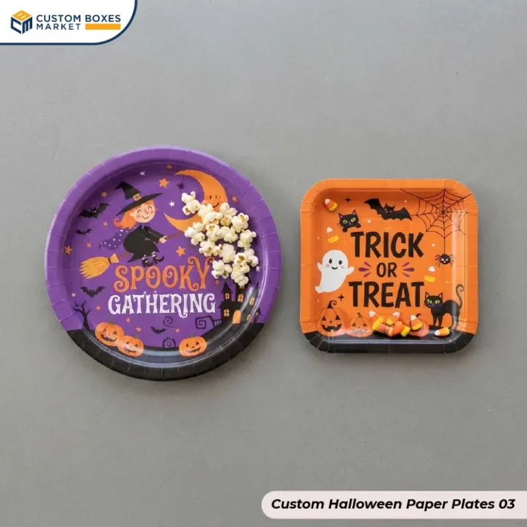 Custom Halloween Paper Plates