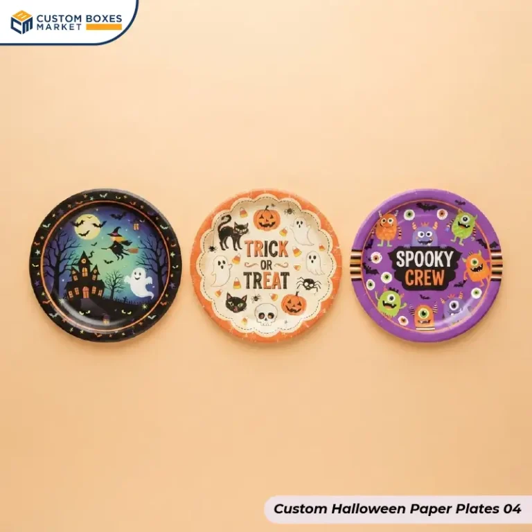 Custom Halloween Paper Plates