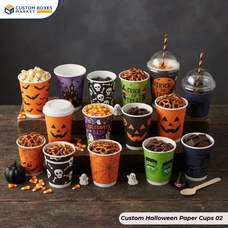 Custom Halloween Paper Cups
